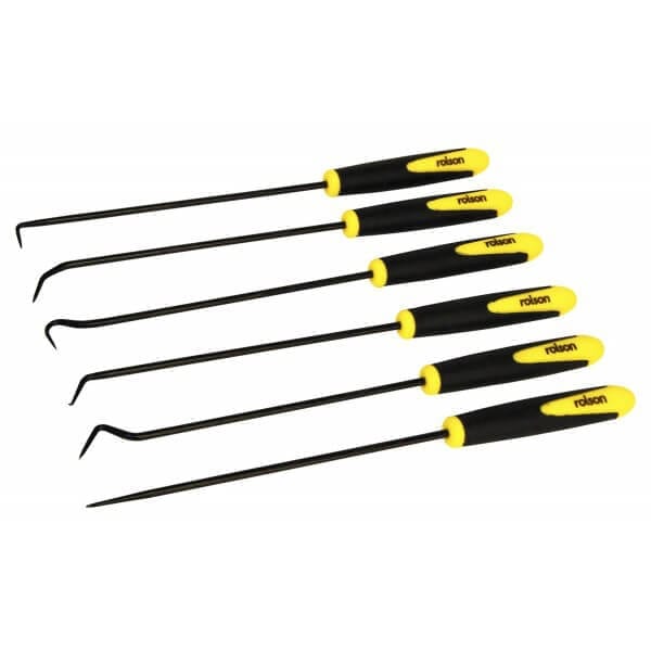 6 Piece Long Reach Hook & Pick Set by Rolson Tools