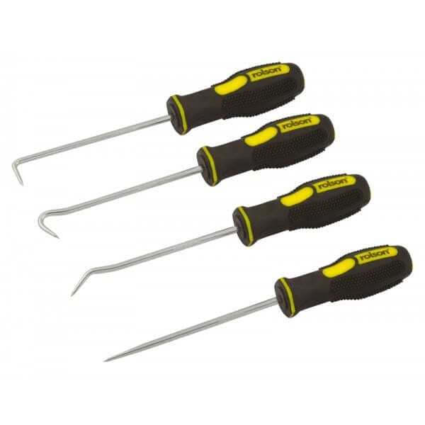 4 Piece Pick & Hook Set by Rolson Tools