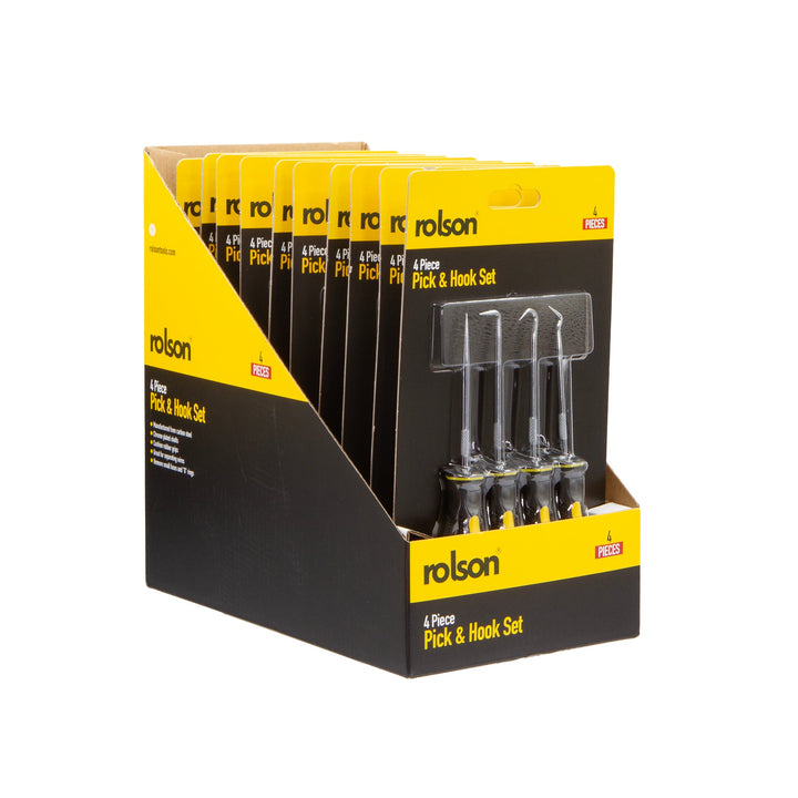 4 Piece Pick & Hook Set by Rolson Tools