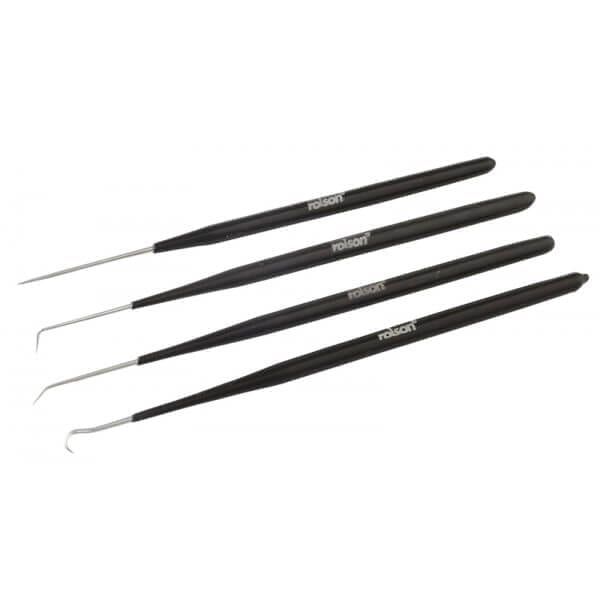 4 Piece Spring Hook & Pick Set by Rolson Tools