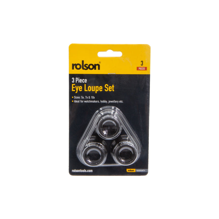 3 Piece Eye Loupe Set by Rolson Tools