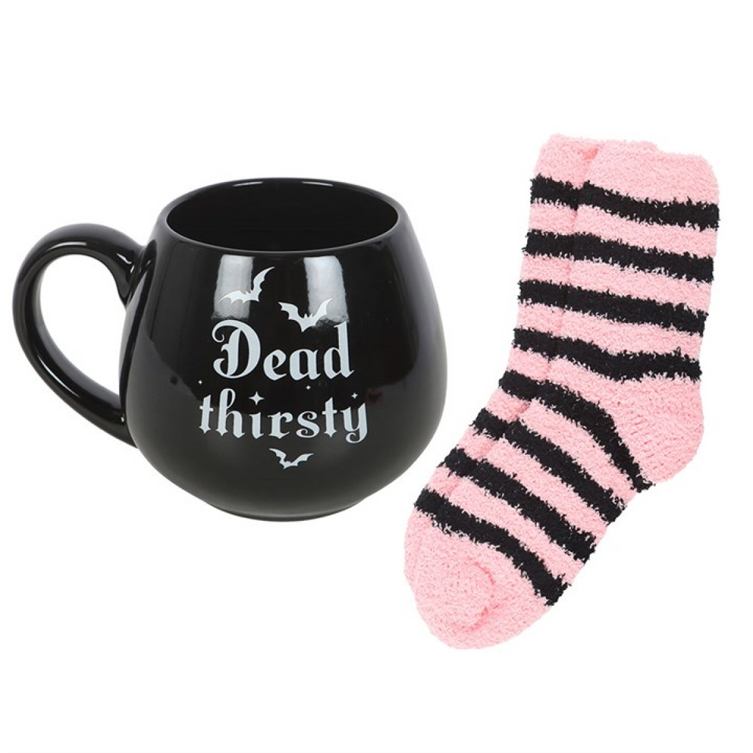 Dead Thirsty Mug and Socks Set