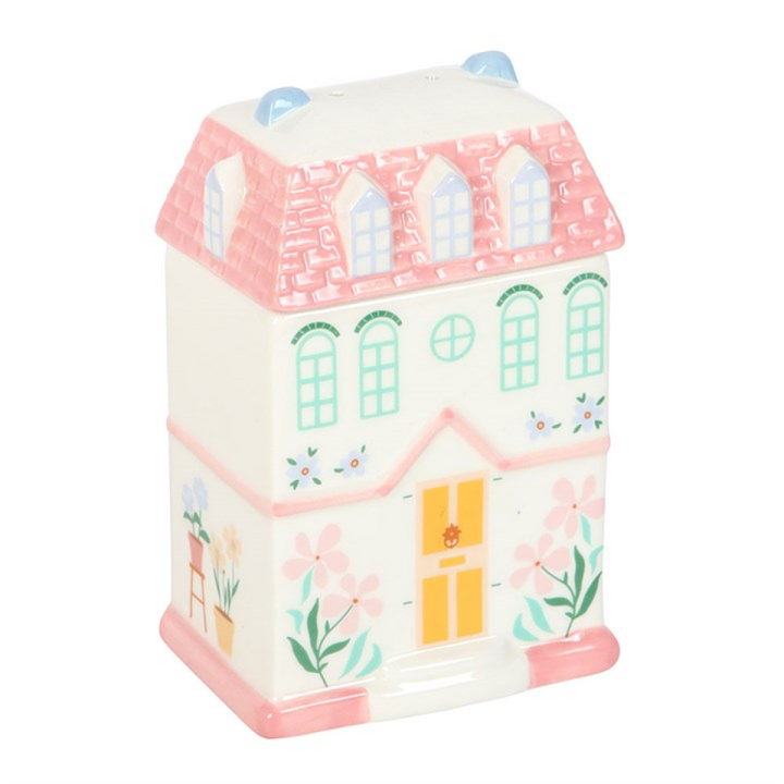 *Pastel House Shaped Ceramic Oil Burner and Wax Warmer(18/36)