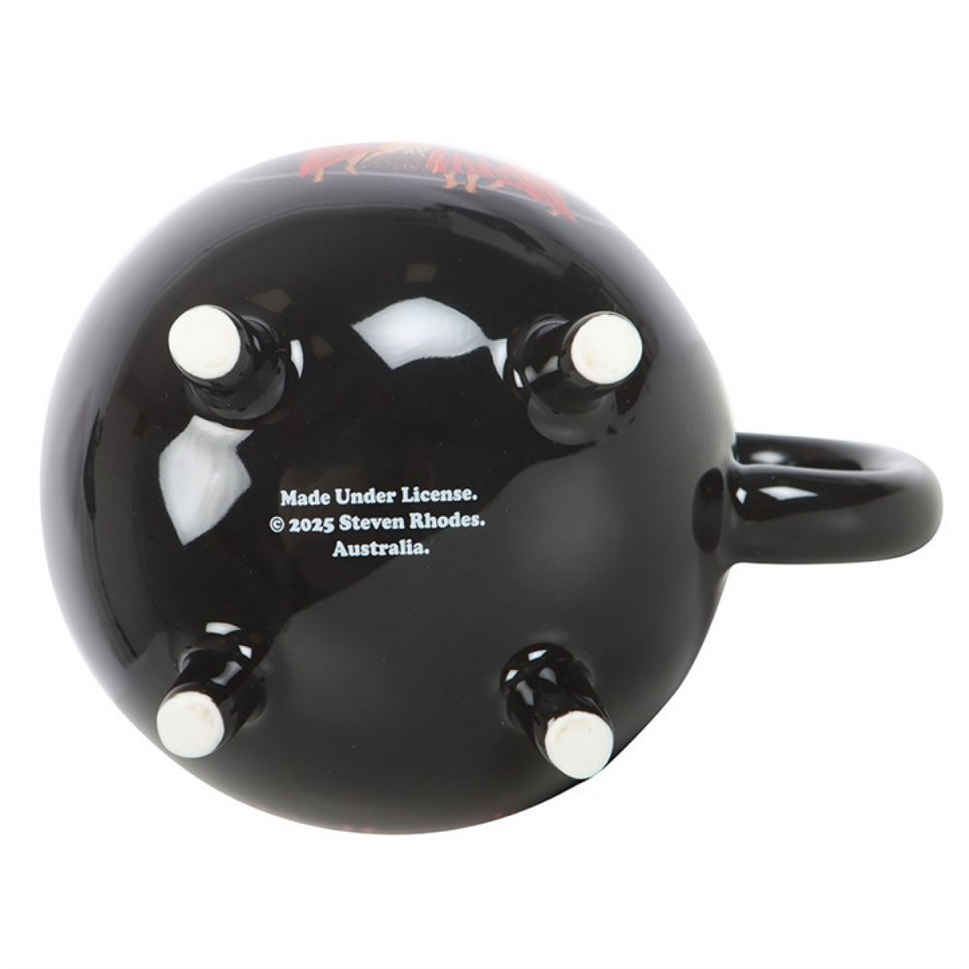 Witches' Brew Cauldron Mug by Steven Rhodes