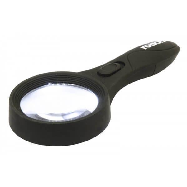 6 LED Illuminated Magnifier by Rolson Tools