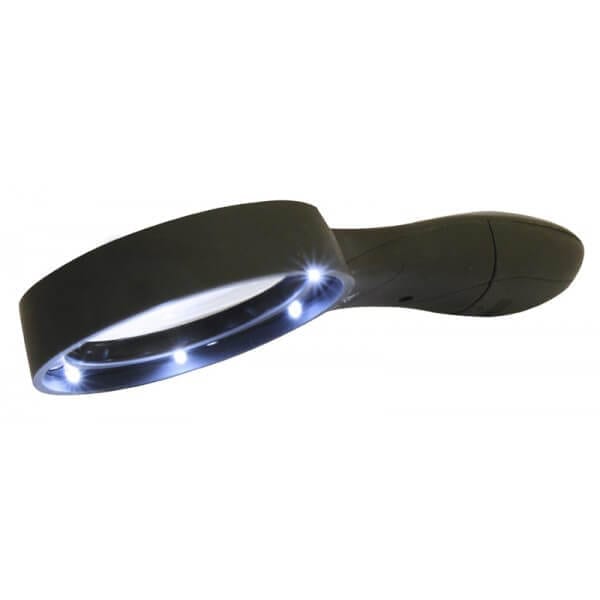 6 LED Illuminated Magnifier by Rolson Tools