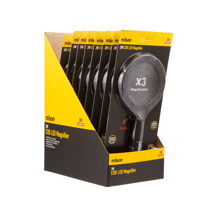 3W COB LED Magnifier by Rolson Tools