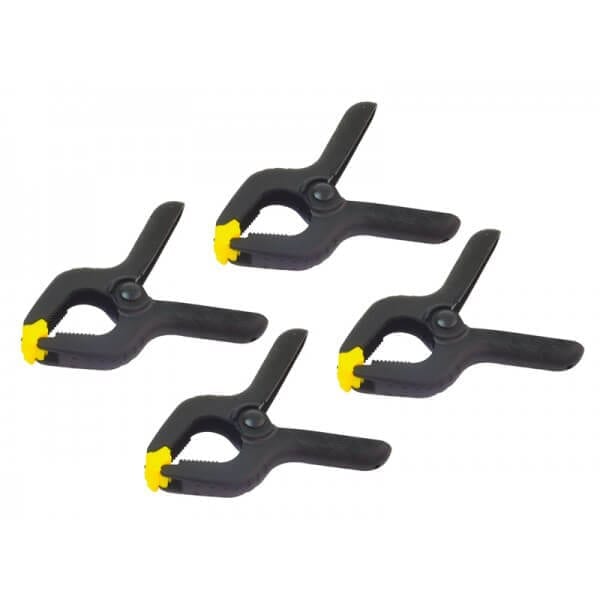 4 Piece 90mm Spring Clamp Set by Rolson Tools
