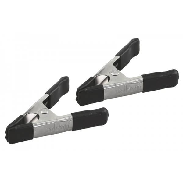 2 Piece 100mm Spring Clamp Set by Rolson Tools