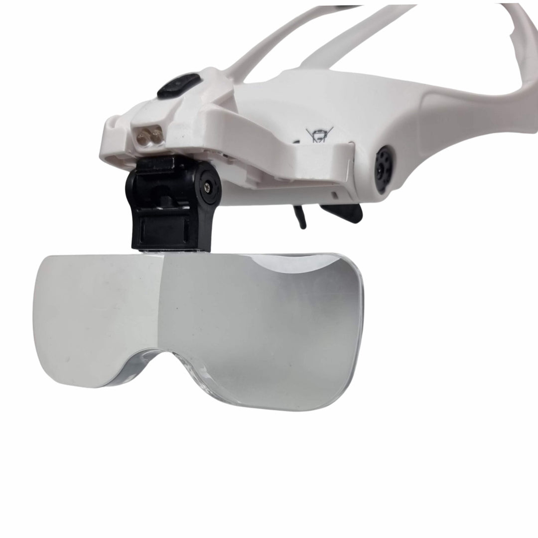 LED Head Magnifier Visor by Rolson Tools