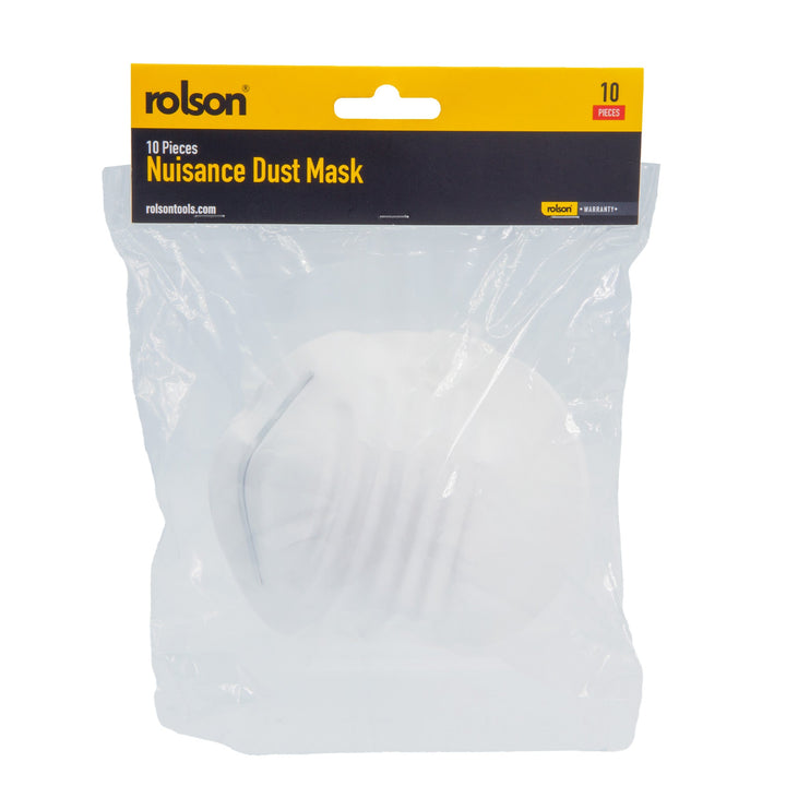 10 Piece Dust Mask by Rolson Tools