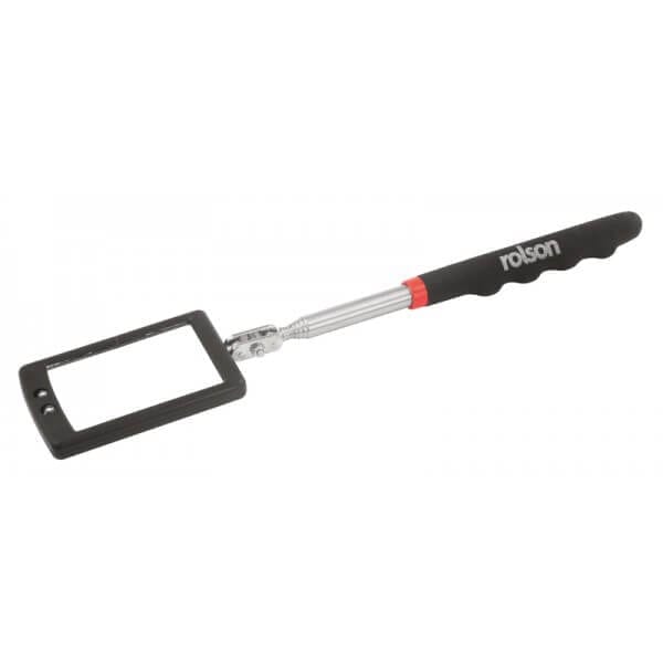 2 LED Telescopic Inspection Mirror by Rolson Tools