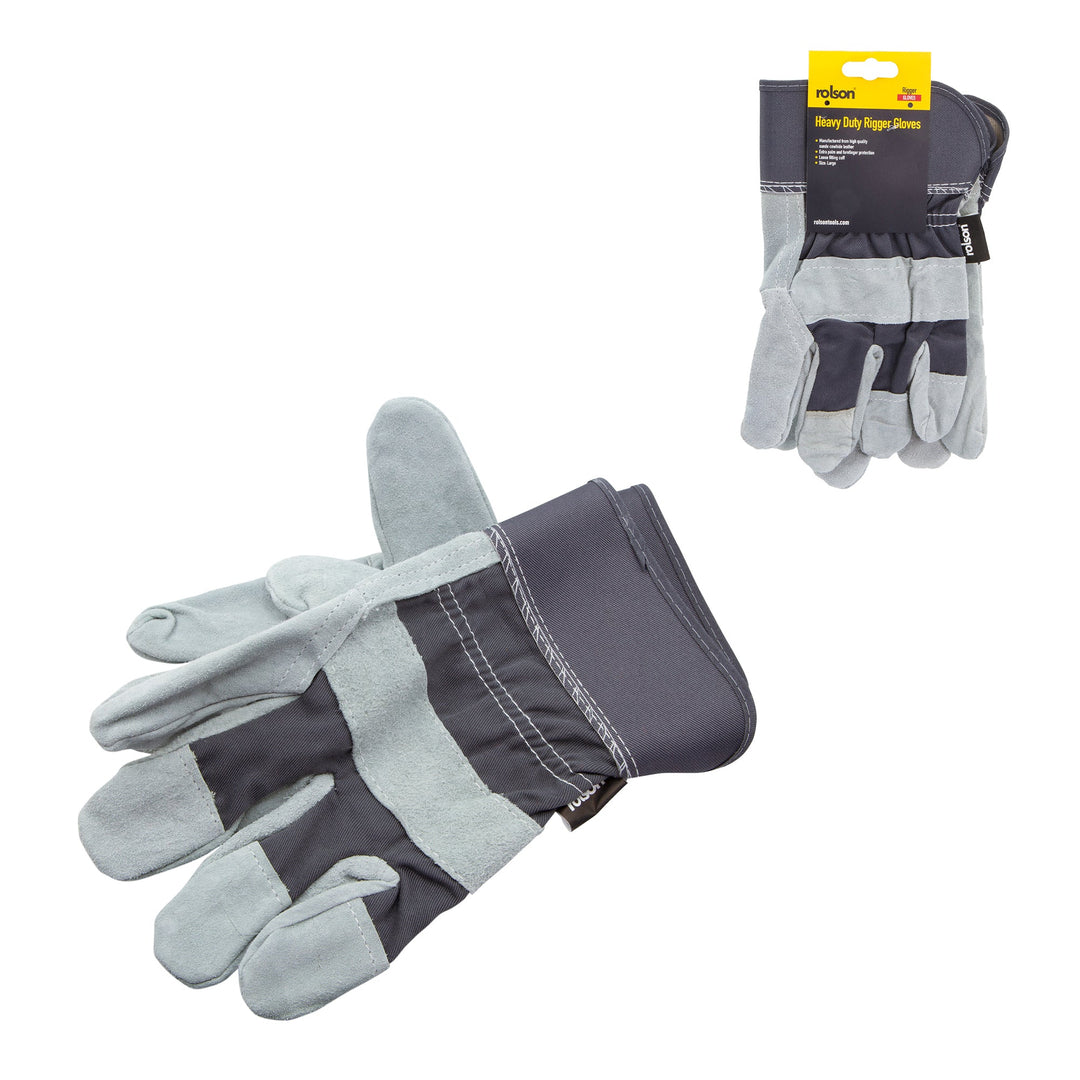 Heavy Duty Rigger Gloves by Rolson Tools at Klevaro