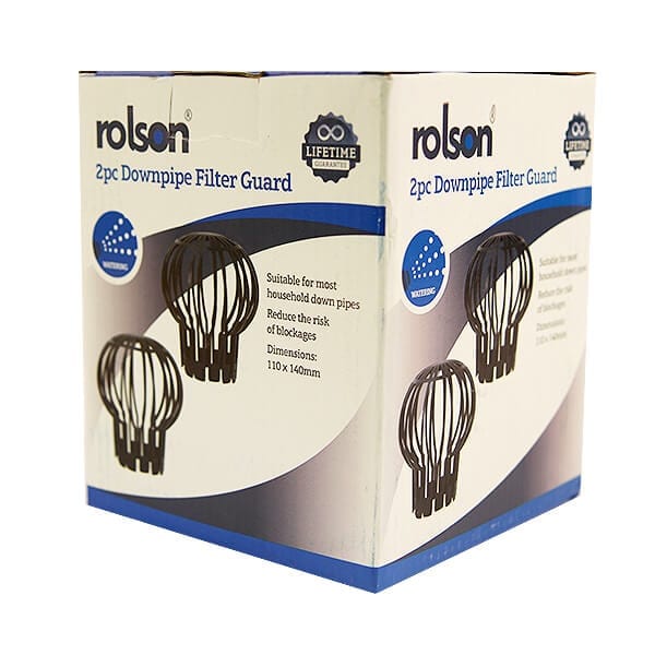 2 Piece Down Pipe Filter by Rolson Tools