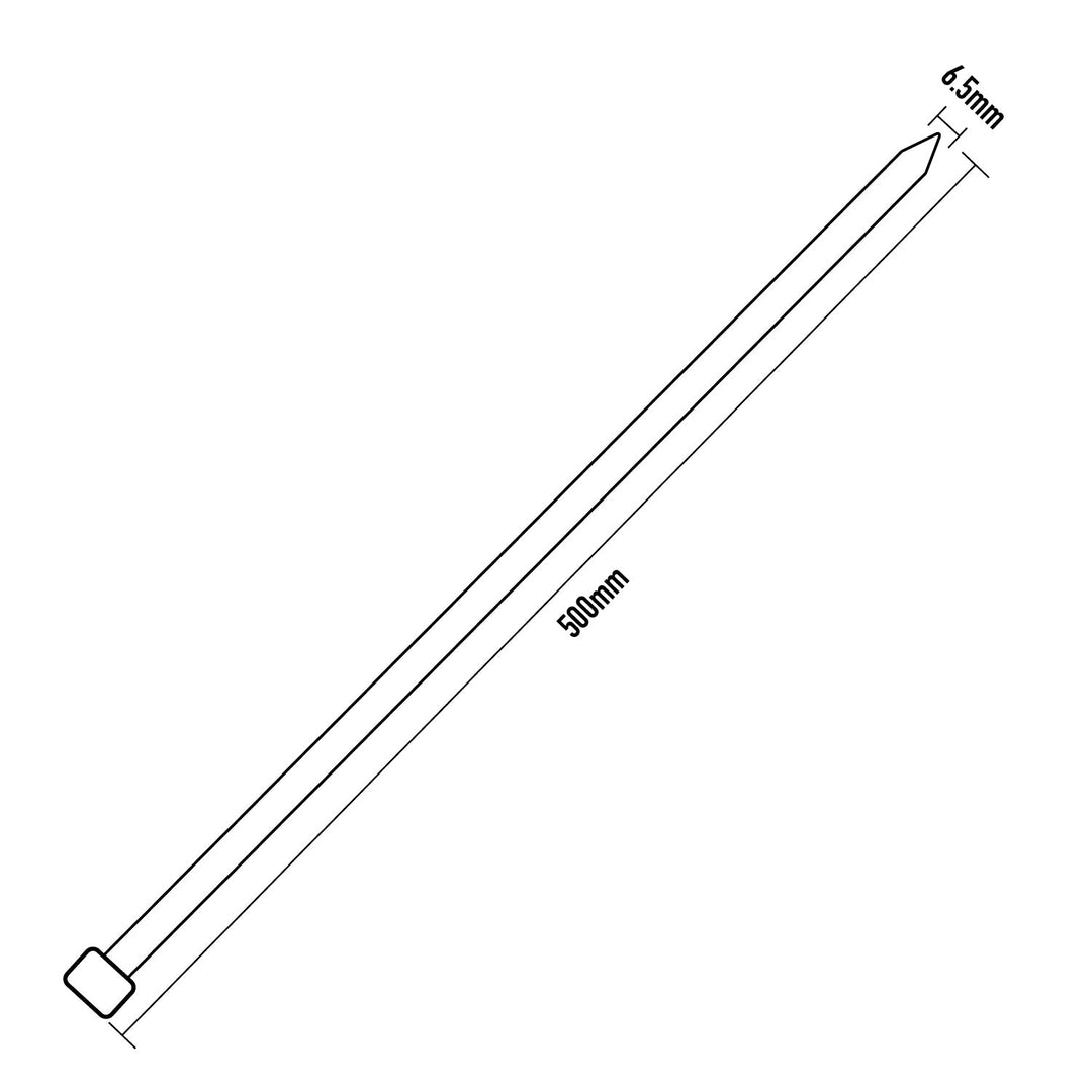 30 Piece x 500mm White Cable Ties
