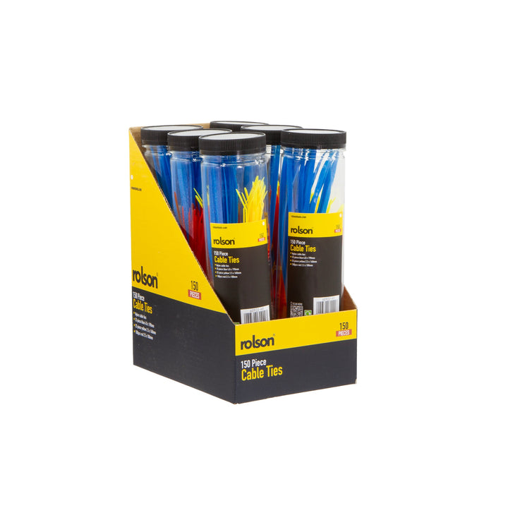 150 Piece Cable Tie Pack by Rolson Tools
