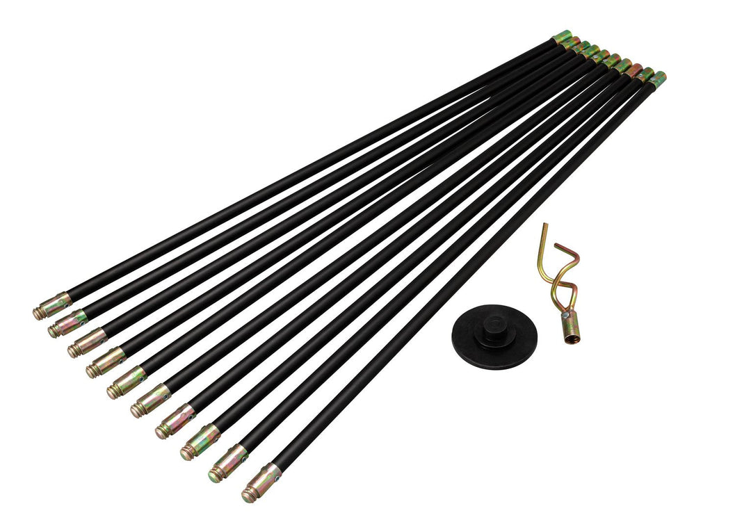 12 Piece Drain Rod Set by Rolson Tools