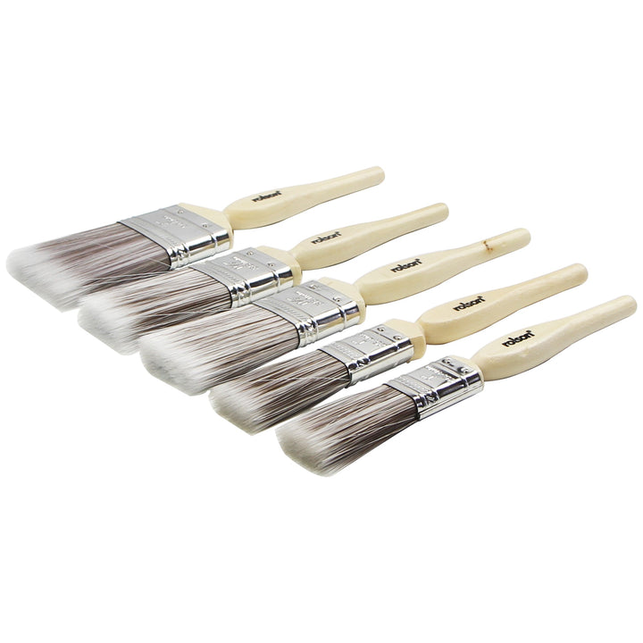 5 Piece Paint Brush Set by Rolson Tools