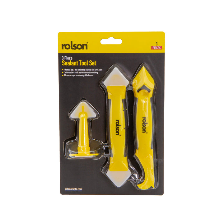 3 Piece Sealant Tool by Rolson Tools