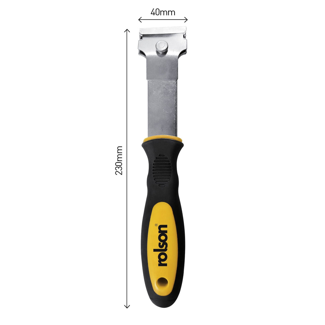 2 Piece Scraper Set with 20 Piece Spare Blades by Rolson Tools
