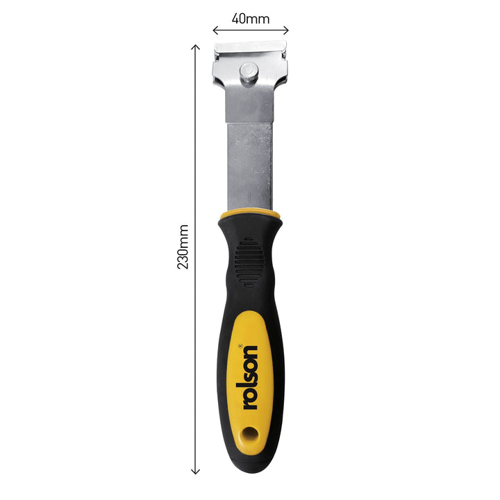 2 Piece Scraper Set with 20 Piece Spare Blades by Rolson Tools
