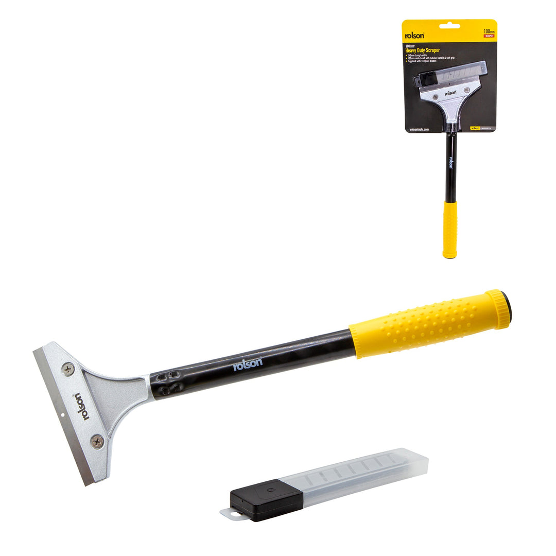100mm Heavy Duty Scraper by Rolson Tools