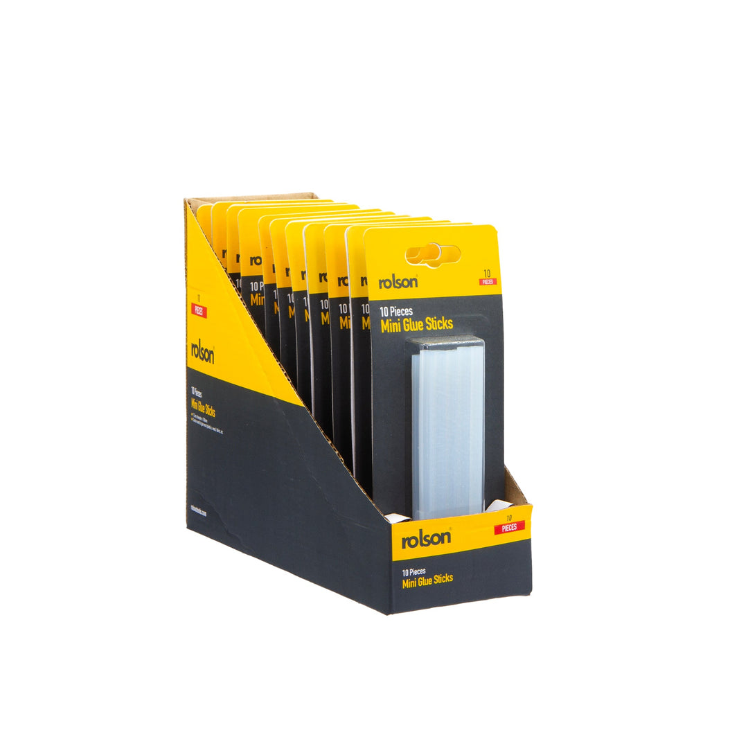 10 Piece Mini Glue Sticks by Rolson Tools