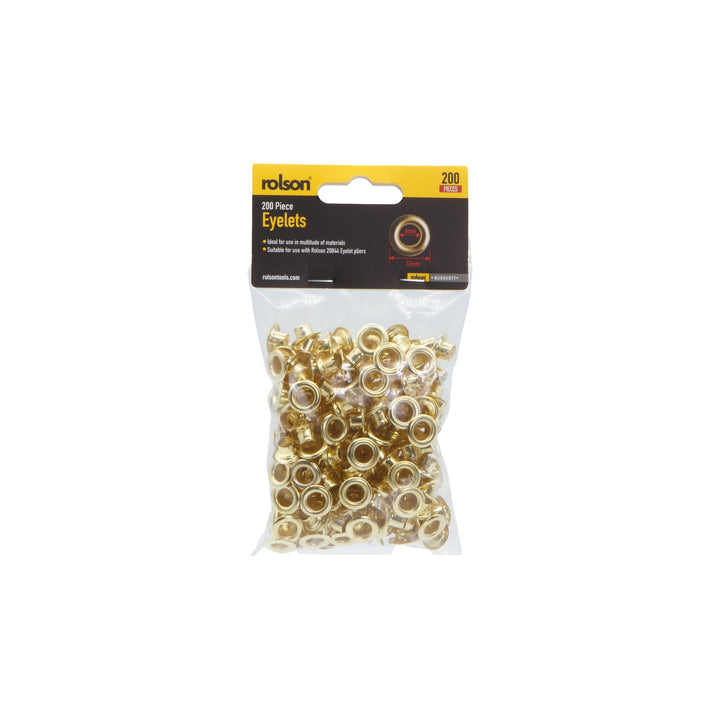 200 Piece Spare Eyelets by Rolson Tools