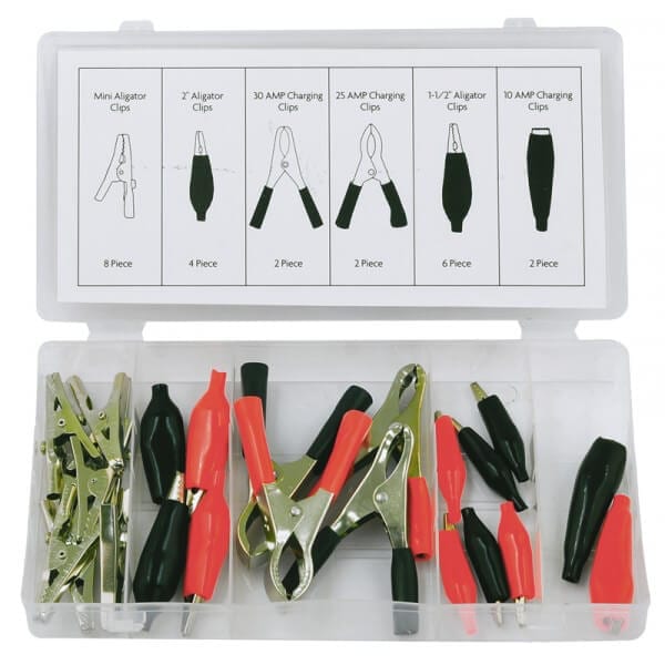 24 Piece Electrical Clip Asst by Rolson Tools