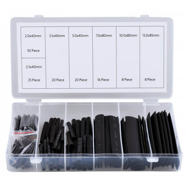 127 Piece Heat Shrink Wrap Asst. by Rolson Tools