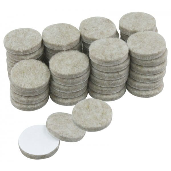 48 Piece 25mm Heavy Duty Felt Pads