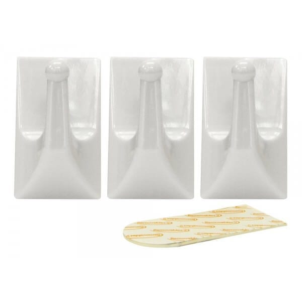 3 Piece Adhesive Removable Hooks