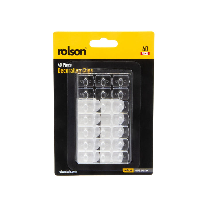 40 Piece Decorating Clips by Rolson Tools