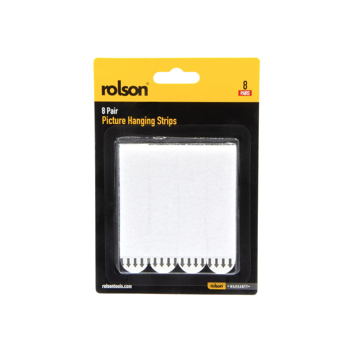 8 Pair Picture Hanging Strips by Rolson Tools