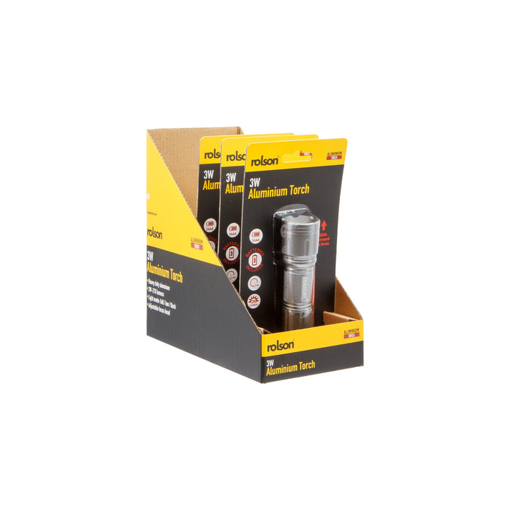 3AAA Aluminium Torch by Rolson Tools