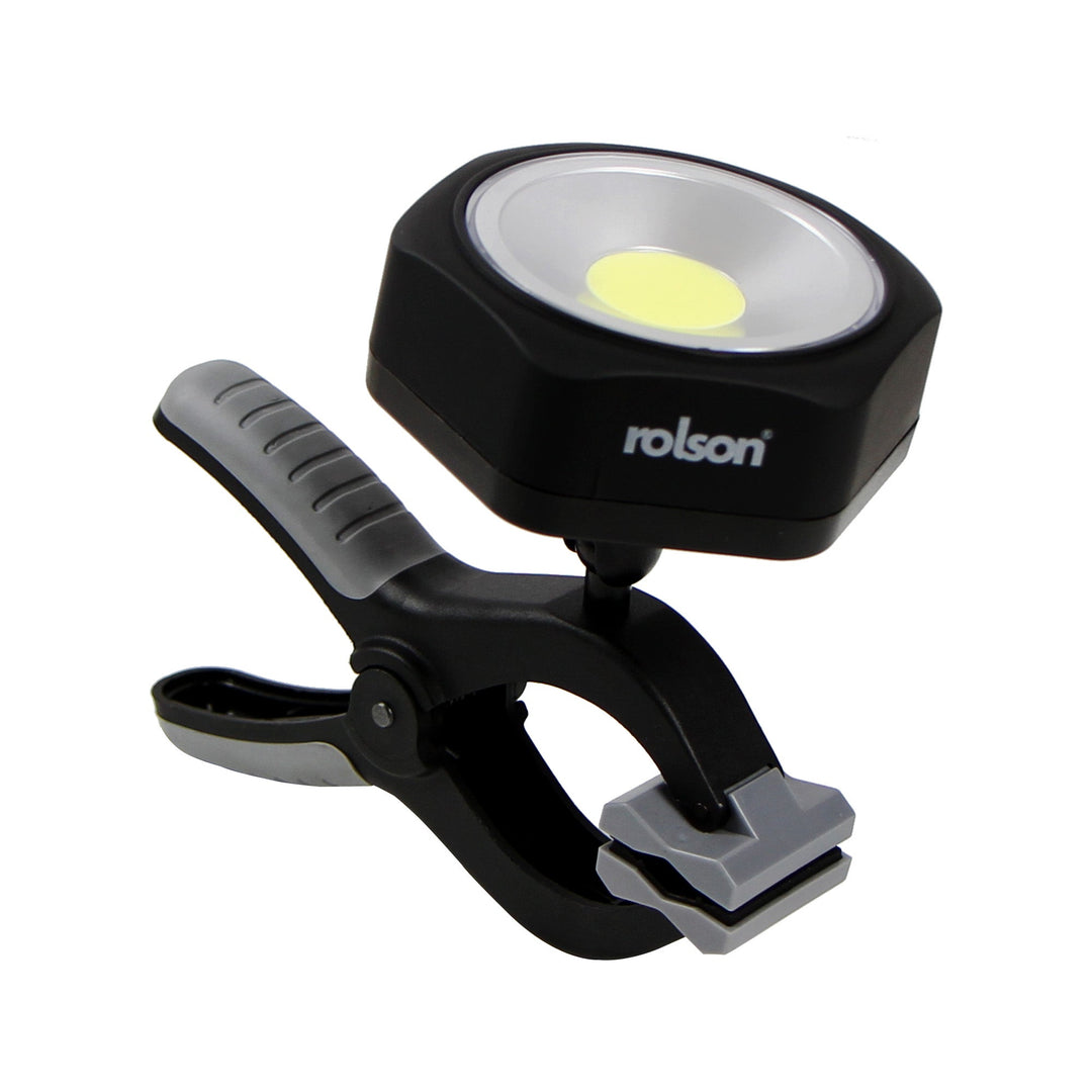 3W COB Worklight with Clamp by Rolson Tools