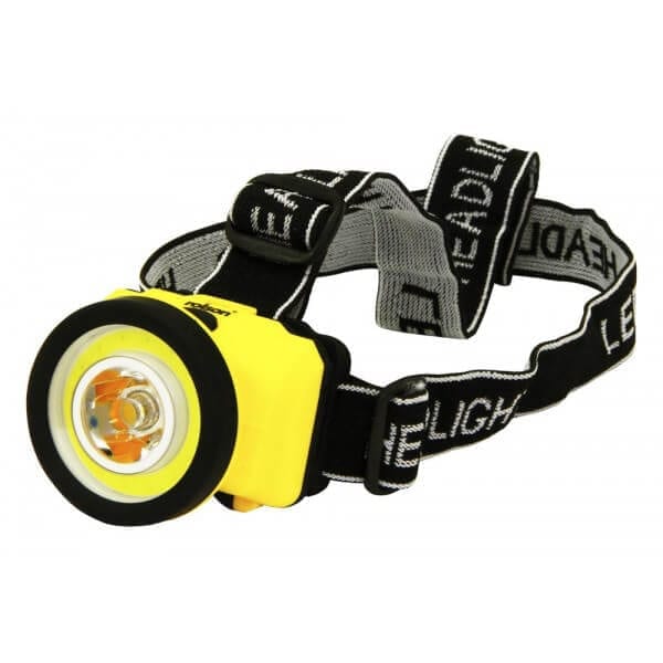 LED & COB Head Lamp by Rolson Tools