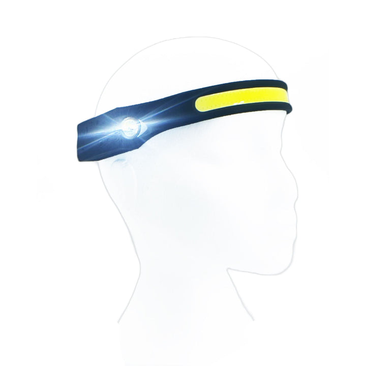 Rechargeable Silicone Headlamp by Rolson Tools