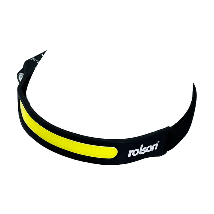 Rechargeable Silicone Headlamp by Rolson Tools