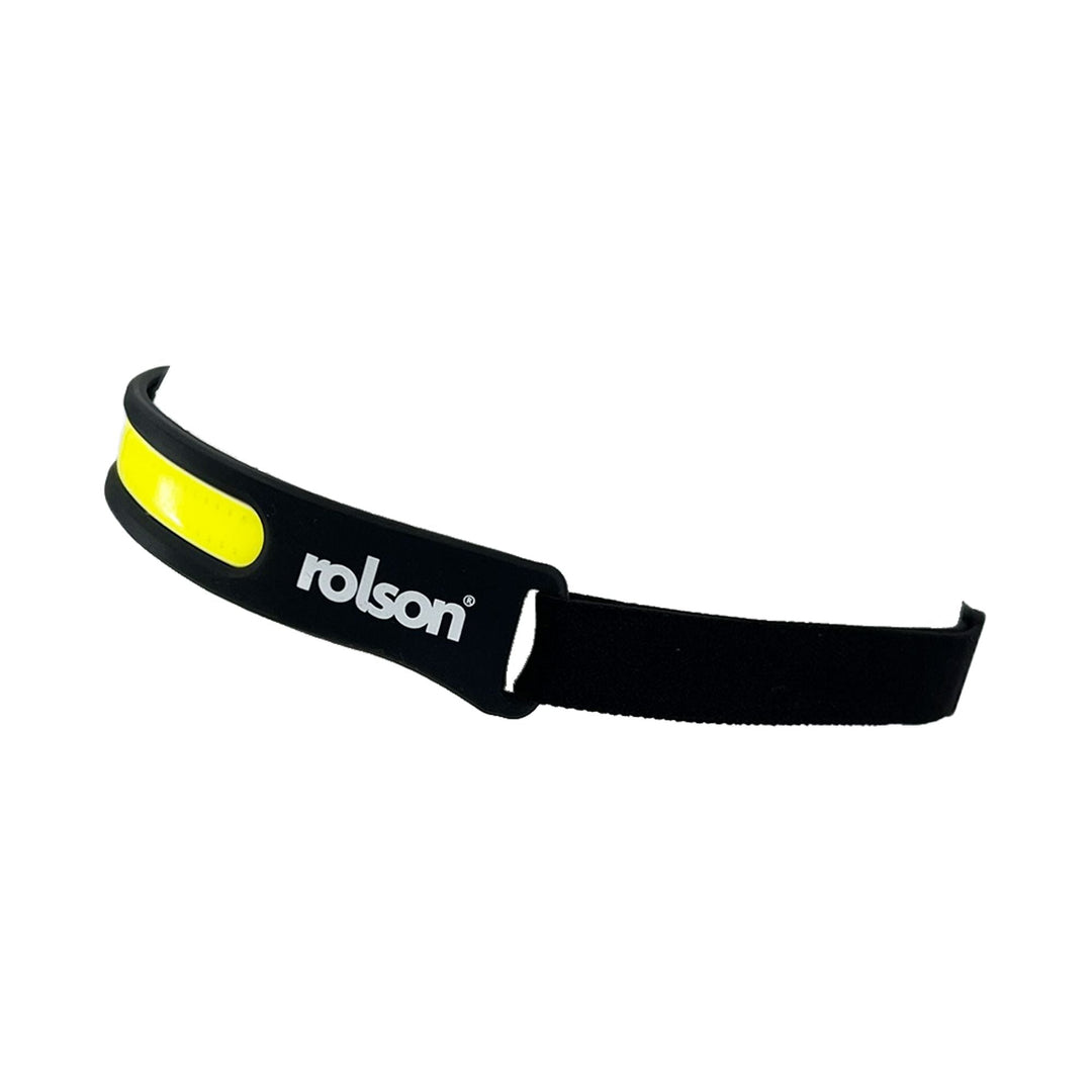 Rechargeable Silicone Headlamp by Rolson Tools