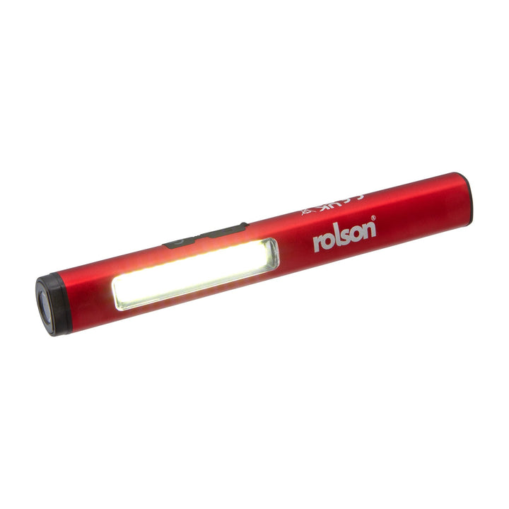 3W Rechargeable Aluminium Pen Light by Rolson Tools