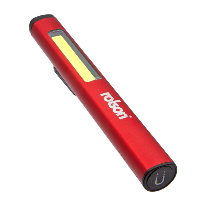 3W Rechargeable Aluminium Pen Light by Rolson Tools
