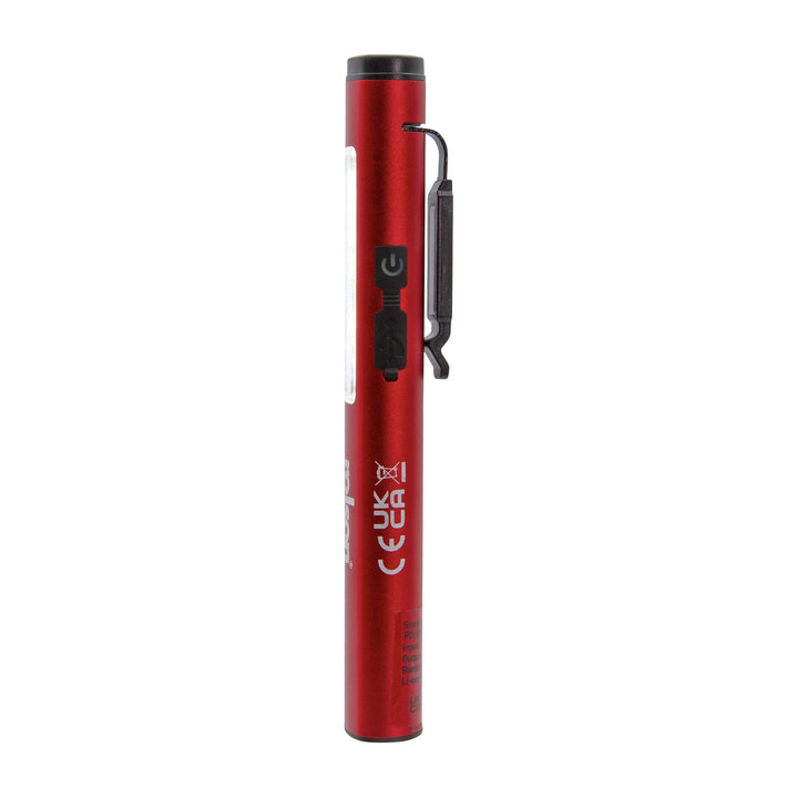 3W Rechargeable Aluminium Pen Light by Rolson Tools