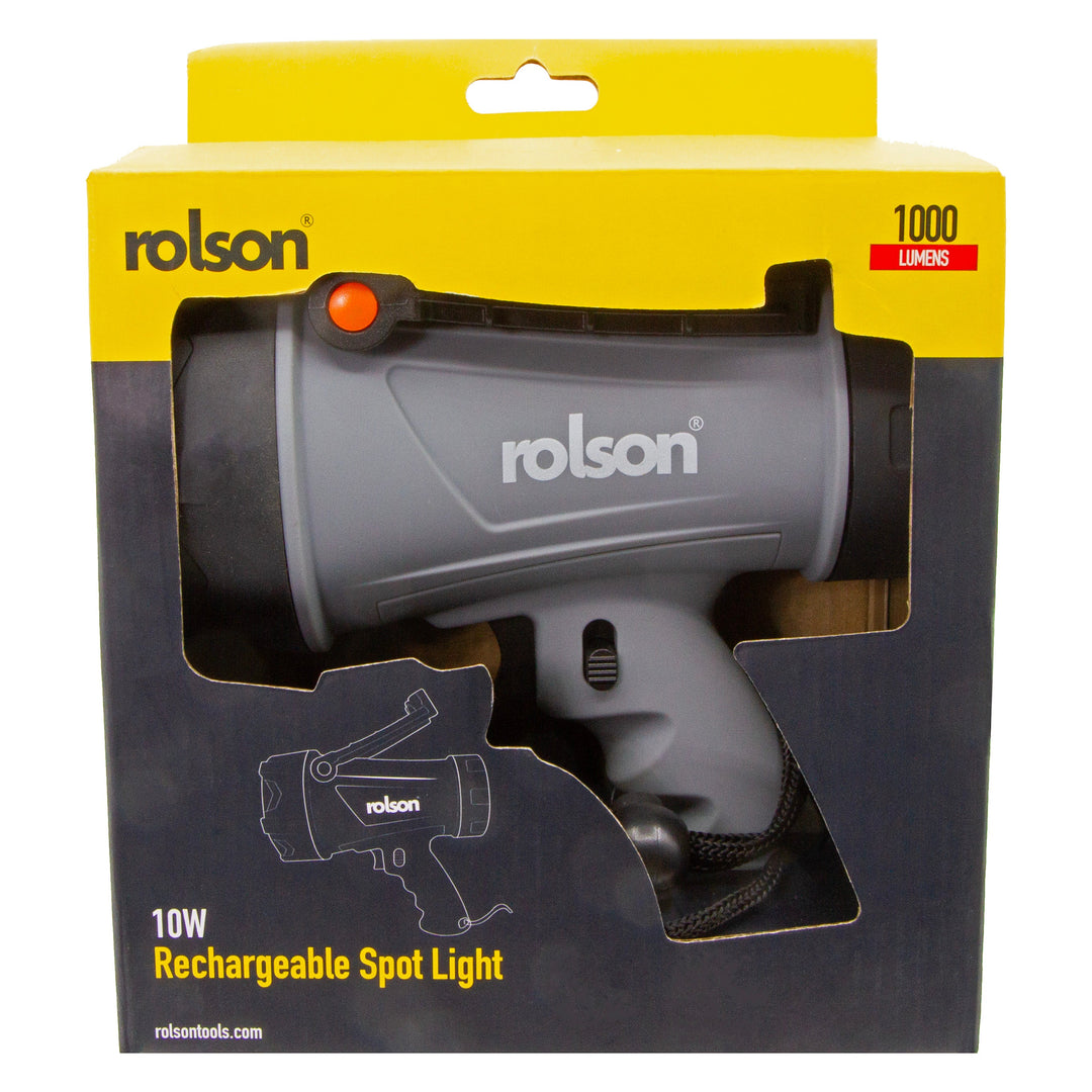 10W Rechargeable Spot Light by Rolson Tools