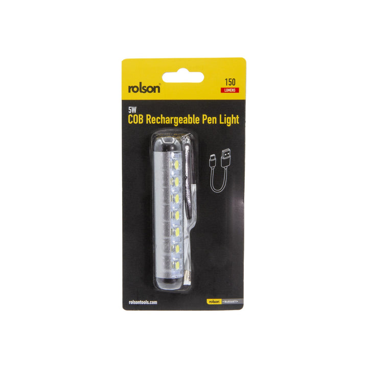 5W Rechargeable Pen Light by Rolson Tools