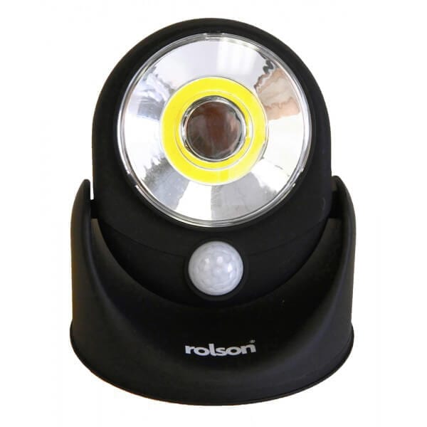 3W COB Motion Sensor Light by Rolson Tools