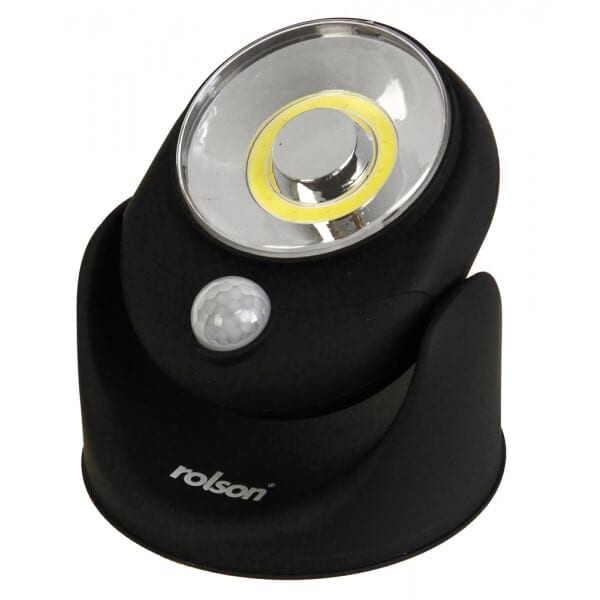 3W COB Motion Sensor Light by Rolson Tools