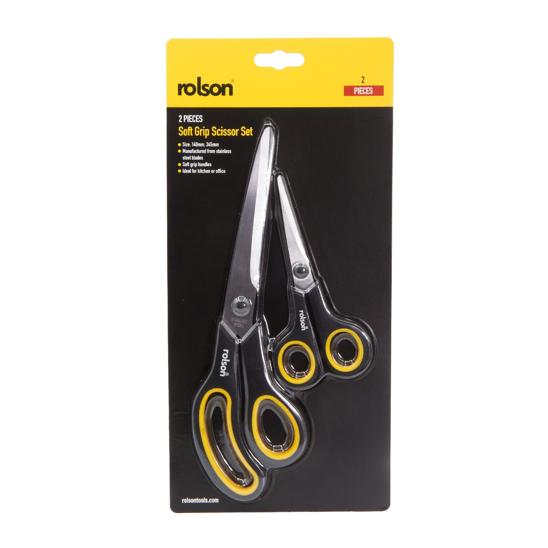 2 Piece Scissor Set by Rolson Tools