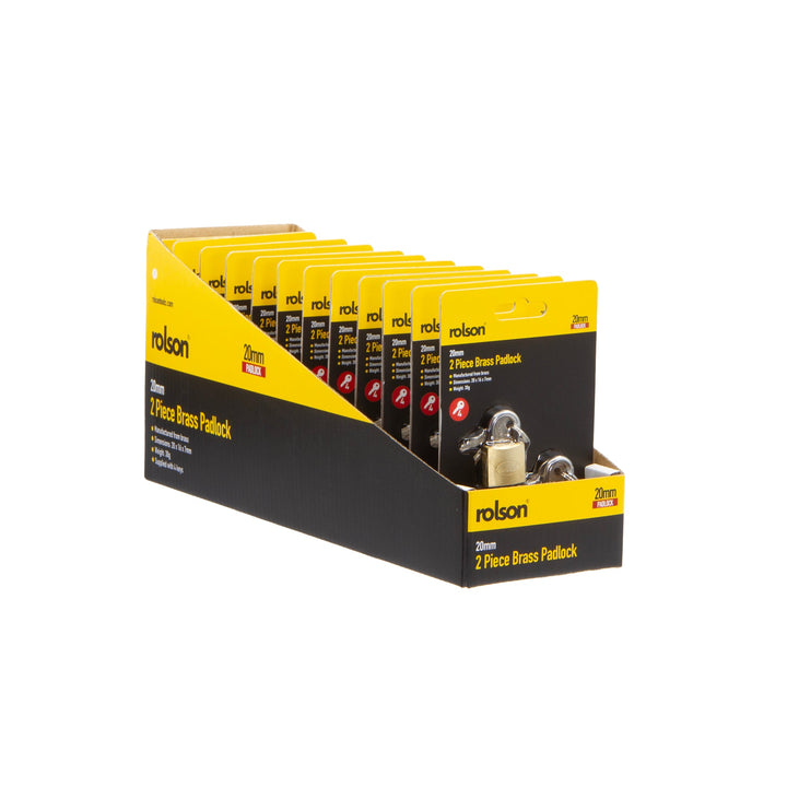 2 Piece 20mm Padlock