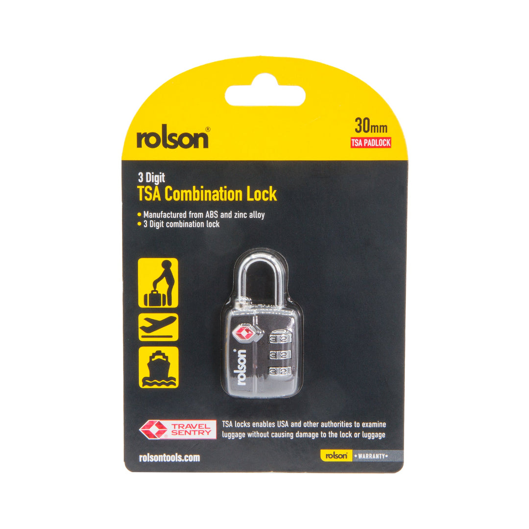 30mm TSA Combination Padlock